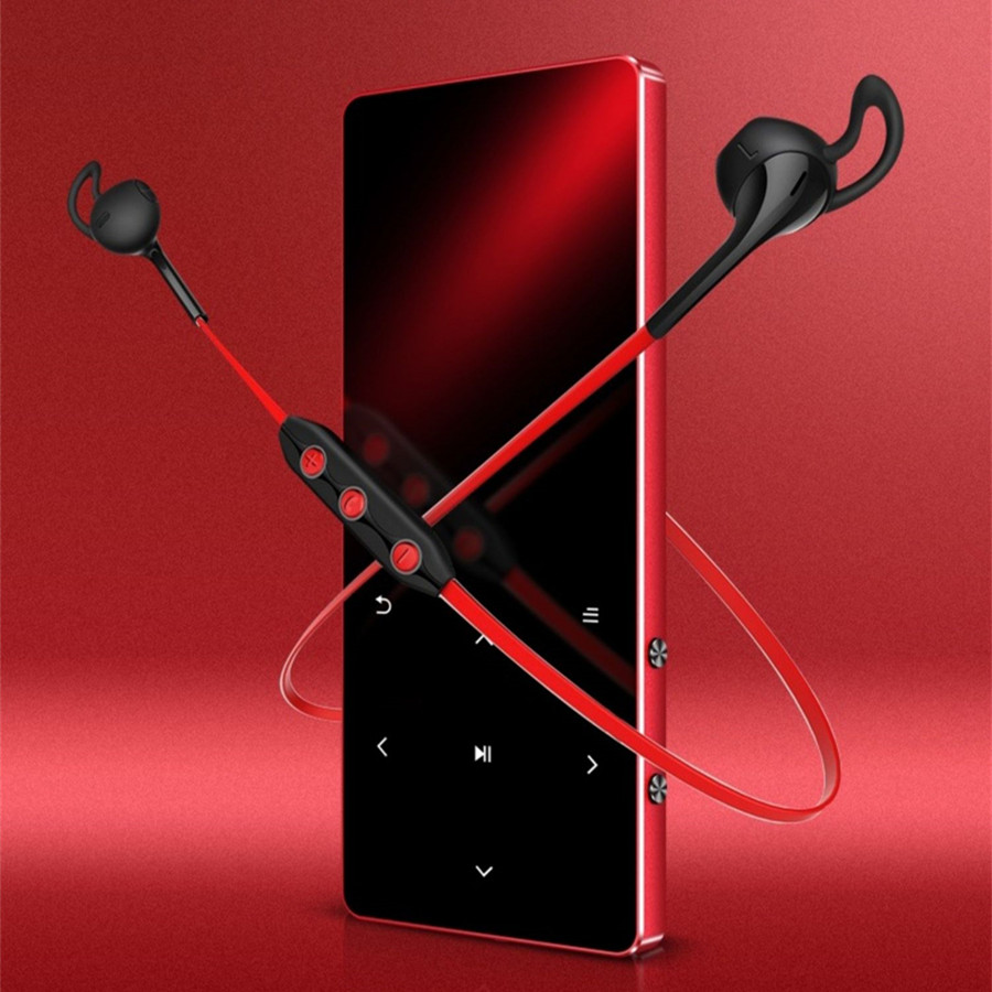 Audio Music By - ワイヤレスMP3 HiFiサウンドミュージックプレーヤー 16GB メタルボディ 1.8インチタッチスクリーン ポータブルオーディオデバイス