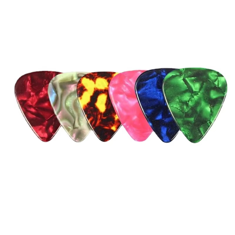 Electric Guitar Pick Pack - 10 個ギターピックピックメディエーターセルロイドエレクトリックスムーズギターピックベースアコースティックエレキギターアクセサリー