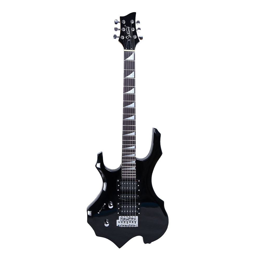 フレイム左利き用エレキギターHSHピックアップ搭載、ストラッ - Electric Guitar Pick Pack のレビューと価格